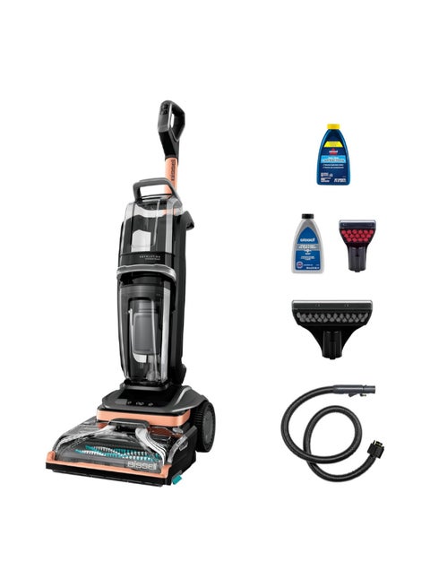 Revolution Hydrosteam Carpet Deep Cleaner 3672E The Only Carpet Cleaner With The Powerful Steam Cleaning Technology For Carpets & Upholstery, Large Tank | 2-Year Warranty 3.7 L 1249 W 3672E Titanium/Black