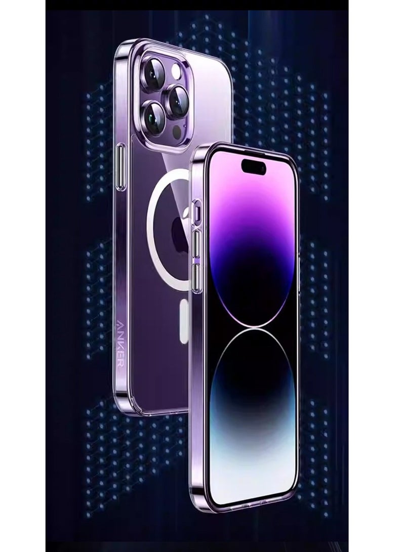 Anker - iPhone 15 Pro Max Magnetic Phone Case - A90A8H01 Clear - Image 1