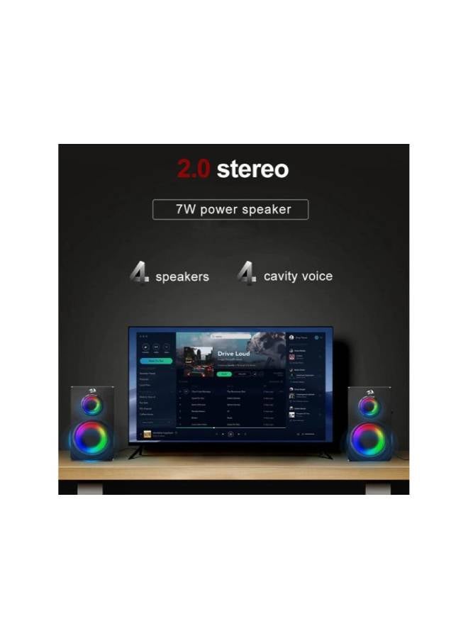Computer Speaker RGB Orchestra GS811 2.0 Bluetooth
