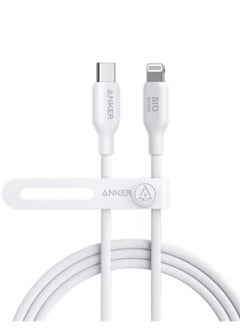 كابل Anker 542 USB-C Lightning [معتمد من MFi بطول 3 أقدام] (مستند إلى مادة حيوية) لهاتف iPhone 13 و13 Pro و12 Pro Max و12 و11 X XS XR و8 Plus وAirPods Pro - pnsku/N70003819V/45/_/1695618113/e629e77d-ed7f-49d5-a286-f3283bc4bd58