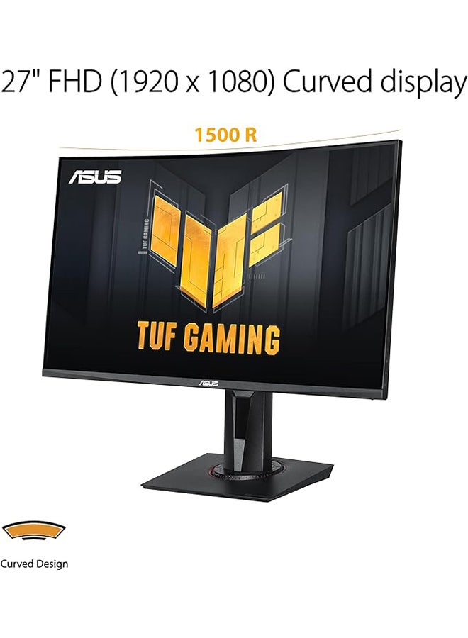ASUS - TUF VG27VQM Gaming Monitor, 27" FHD VA Display, 240Hz Refresh Rate, 1ms MPRT Response Timem, AMD FreeSync Premium Technology, GamePlus Technology, 90LM0510-B03E70 Black - Image 1