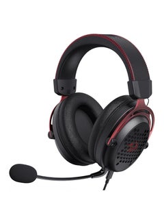 REDRAGON Diomedes Wired Gaming Headset H386 - 7.1 Surround Sound - 53MM Drivers - Detachable Microphone - Multi Platforms Headphone - USB/AUX 3.5mm Compatible with PC, PS4/3 & Xbox One/Series X, NS  - Image 2
