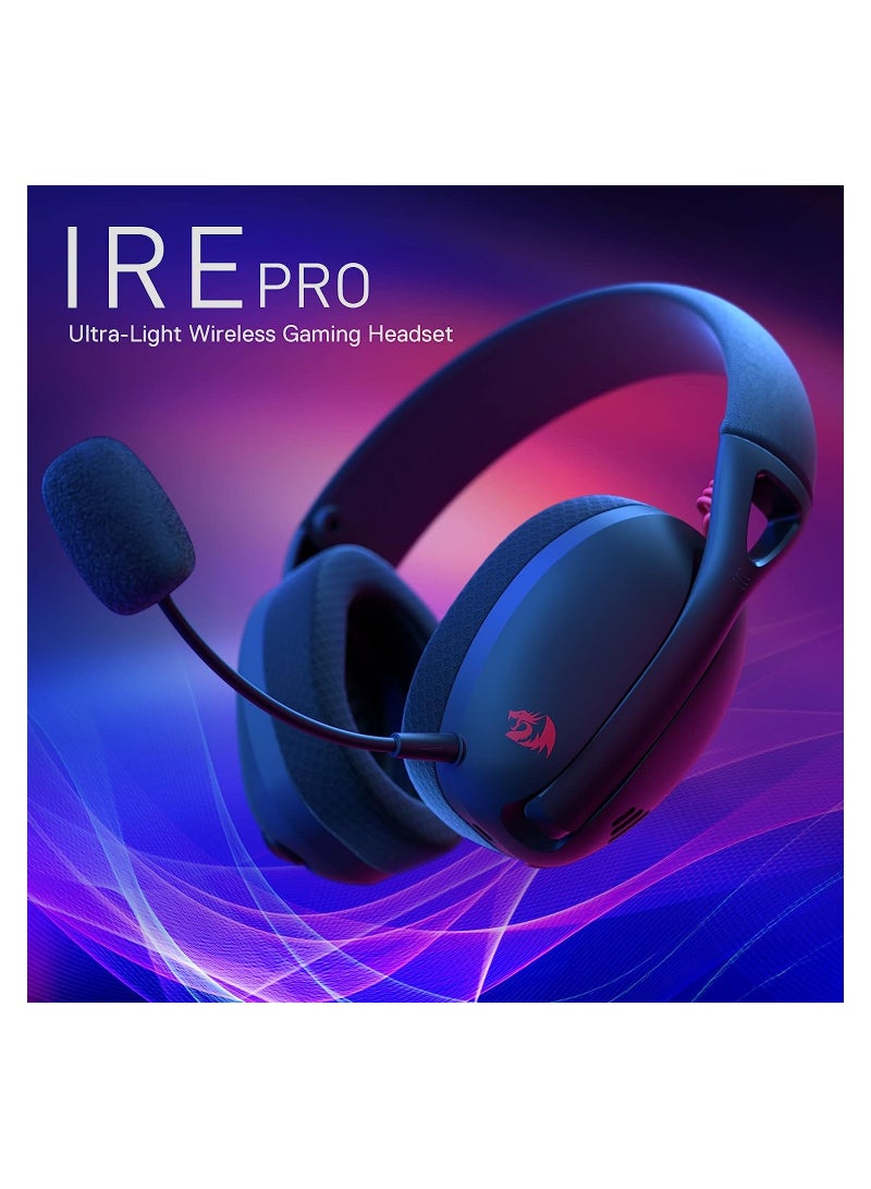 REDRAGON - H848 Bluetooth Wireless Gaming Headset - Lightweight  - 40MM Drivers - Detachable Microphone - Multi Platforms for PC, PS5/4/3, NS, Mobile - Image 1