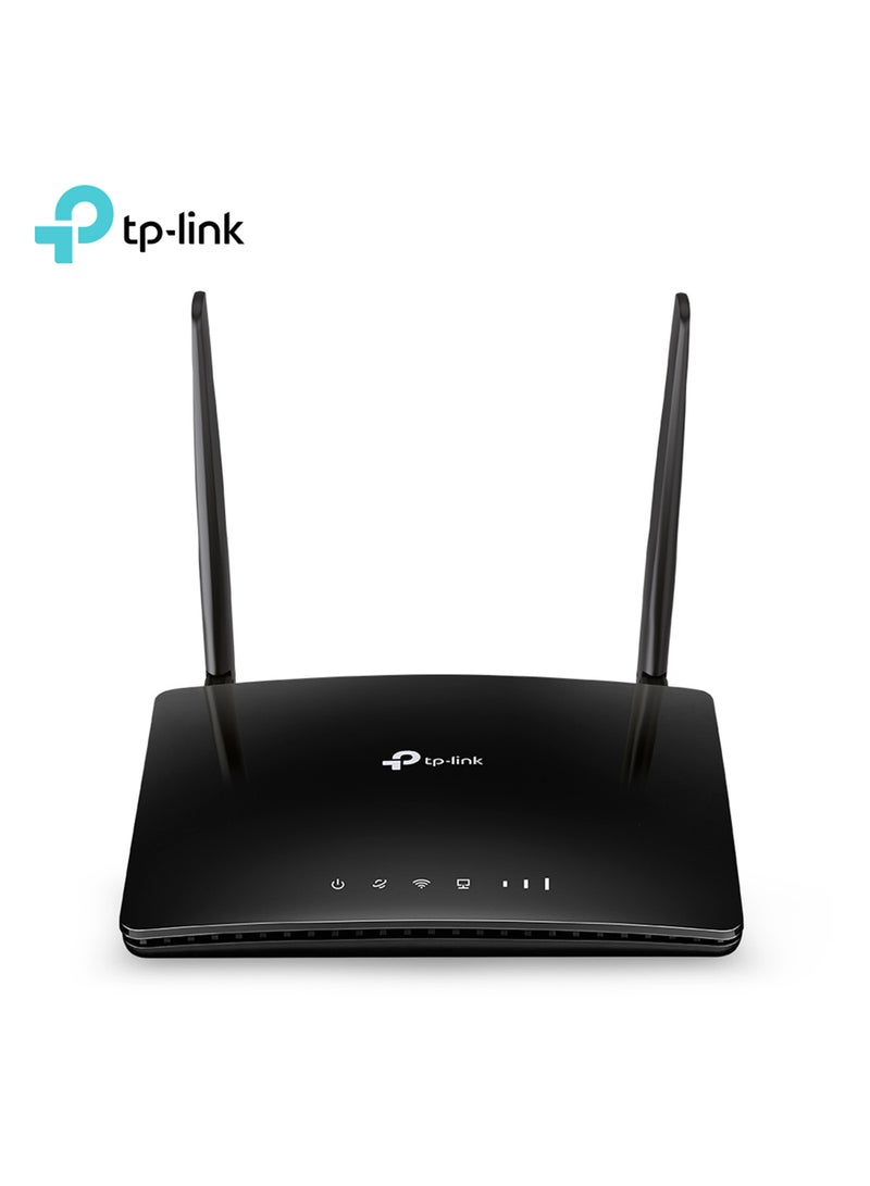 TP-LINK TL-MR150 300 MBPS 4G LTE WI-FI ROUTER Black  - Image 1