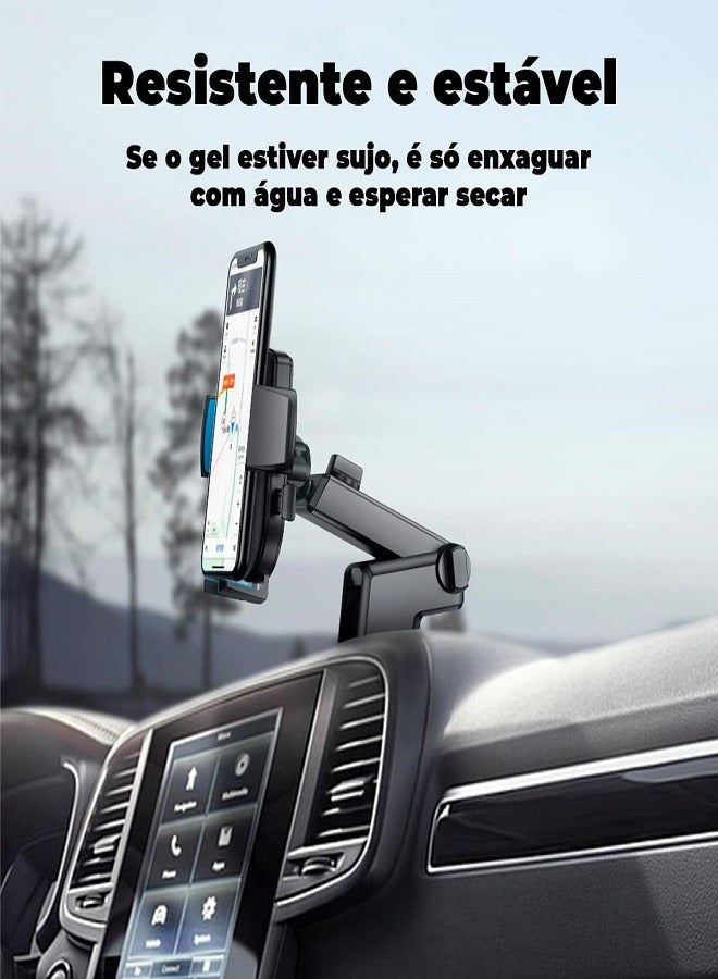 جوي روم JR- OK3 Free Rotation Adjustable Length Car Phone Holder - Black - Image 3