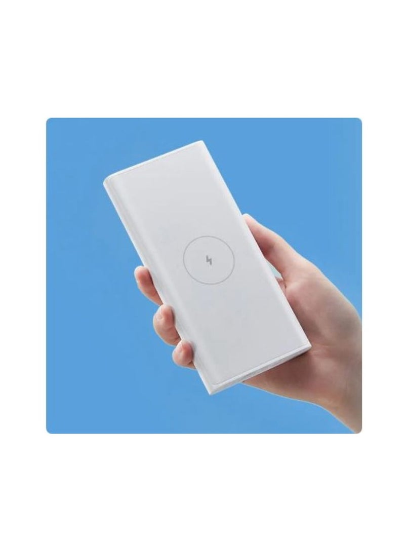 Xiaomi 10000 mAh Mi Power Bank 10000mAh, USB C 10W Qi Wireless Charging White - Image 2