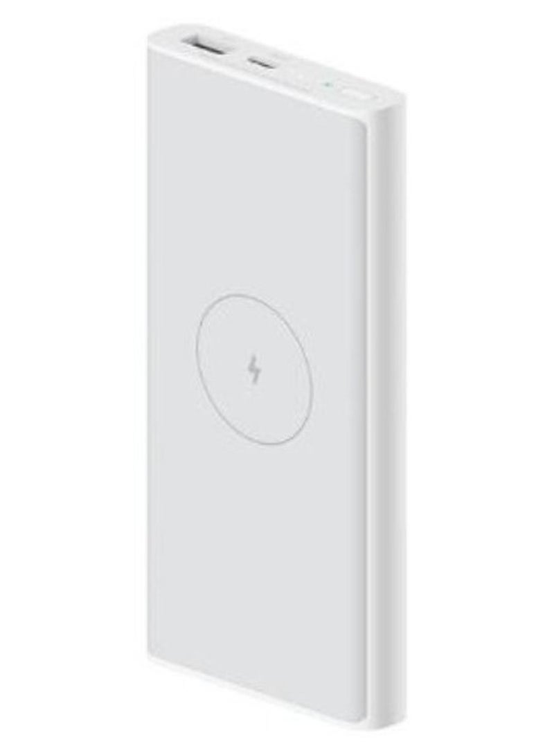 Xiaomi Mi Power Bank 10000mAh, USB C 10W Qi Wireless Charging White - Image 1