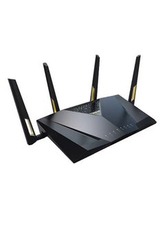 RT-AX88U Pro AX6000 Dual Band WiFi 6 Router, Dual 2.5G Port, 2.0 GHz Quad Core CPU, Ai Protection Pro, WPA3, Mesh WiFi Support, WAN Aggregation, External Antenna x 4 | 90IG0820-MU9A00 Black