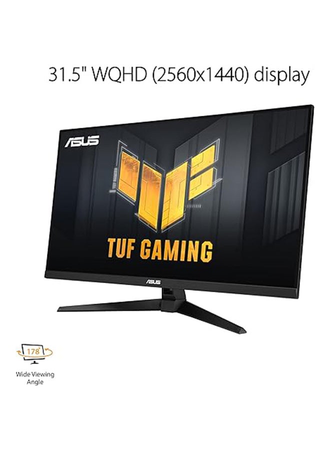 ASUS - TUF VG32AQA1A Gaming Monitor, 31.5" QHD VA Display, 170Hz Refresh Rate, 1ms MPRT Response Time, AMD FreeSync Premium Technology, GamePlus Technology, 90LM07L0-B02370 Black - Image 1