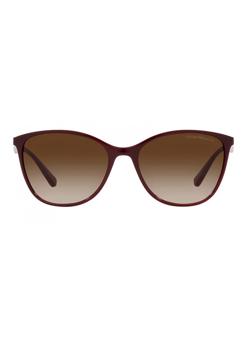 EMPORIO ARMANI Women's Cat Eye Sunglasses - EA4073 5576/13 56 - Lens Size: 56 Mm  - Image 1