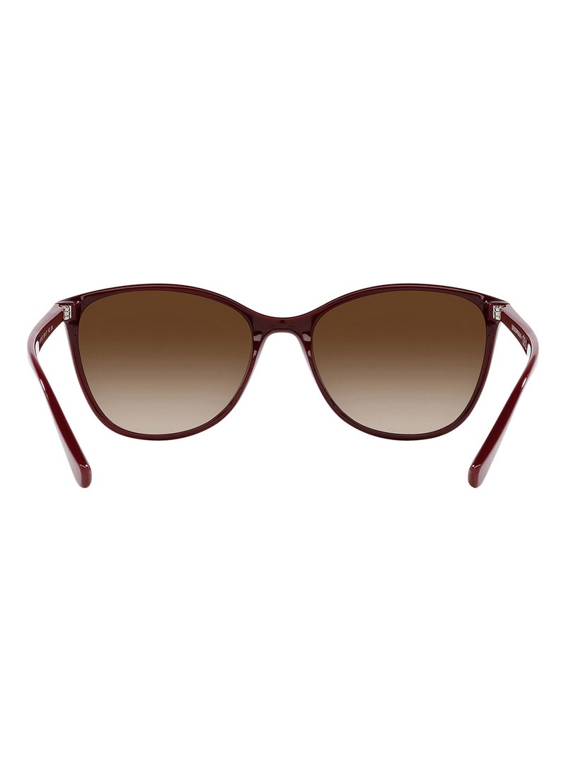 EMPORIO ARMANI Women's Cat Eye Sunglasses - EA4073 5576/13 56 - Lens Size: 56 Mm  - Image 4