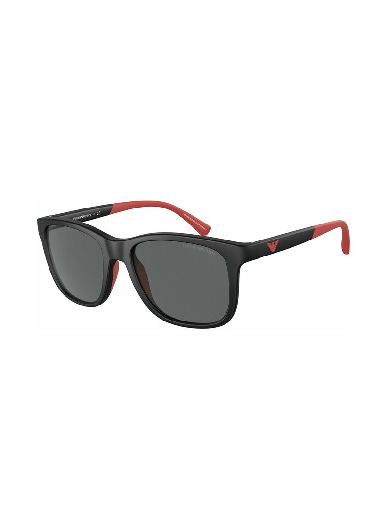 Men's Square Sunglasses - EA4184 500187 49 - Lens Size: 49 Mm - pnsku/N70004172V/45/_/1695704815/3071e623-2f4d-4abc-8bed-9db7aa25d7ba