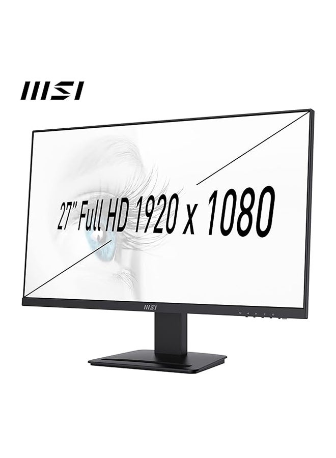 إم اس أي - PRO MP273A 27" Professional Business Monitor, FHD 100Hz Anti Glare IPS Display, 1ms MPRT Response Time, 2x 3W Speakers, Adaptive Sync, Display Kit Support, DP / HDMI / VGA, 9S6-3PB4CH-070 Black - Image 1