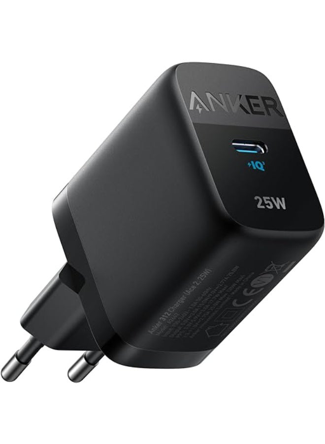 آنكر شاحن Anker 312 25 وات شاحن سريع للغاية Anker Ace قابل للطي PPS شاحن سريع لهاتف Samsung Galaxy S23 Ultra/S23+/S23/S22 Ultra/S22+/S22/S21/S20/Note 20 Ultra/Note 10/Z Fold 3&#39;  - Image 1