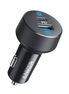 Anker Daul Port Type-C Car Charger 35W With 15W PowerIQ 2.0 Black  - Image 1