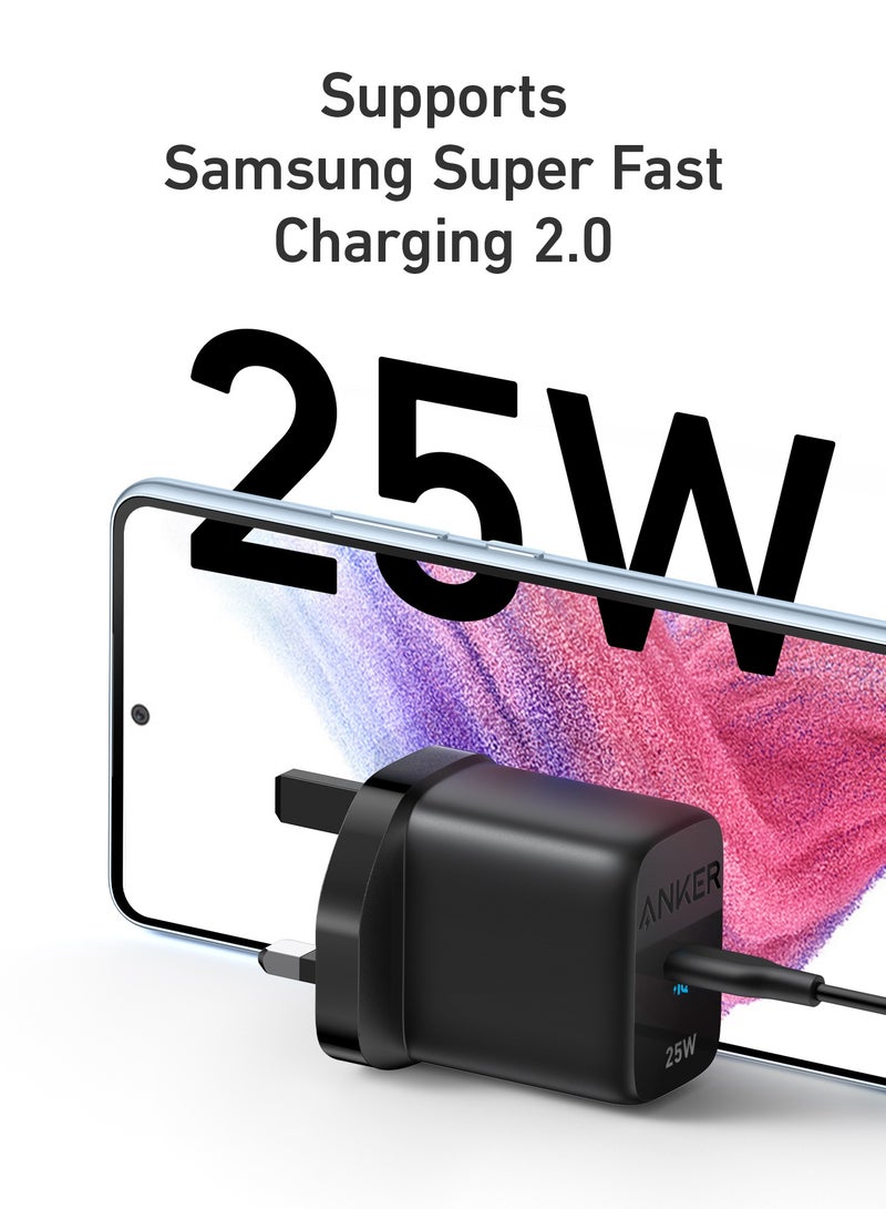 Anker 312 Wall Charger 25W Super Fast Charging Superior Saftety with ActiveShield Black  - Image 4