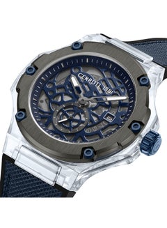 CERRUTI 1881 Men's Analog Round Shape Leather Wrist Watch CIWGN0022902 - 52 Mm  - Image 4