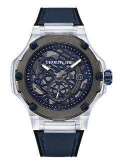 CERRUTI 1881 Men's Analog Round Shape Leather Wrist Watch CIWGN0022902 - 52 Mm  - Image 1