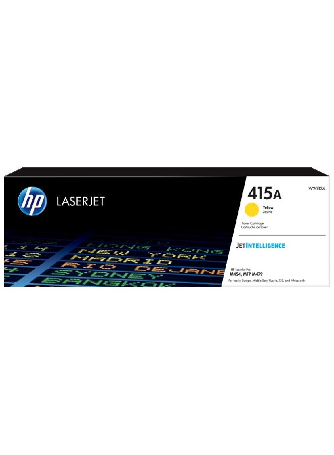 HP 415A Original LaserJet Toner Cartridge (W2032A) Yellow 