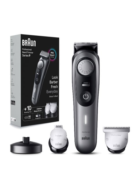 Beard Trimmer Series 9 9420, Trimmer For Men With Barber Tools And 180-Min Runtime