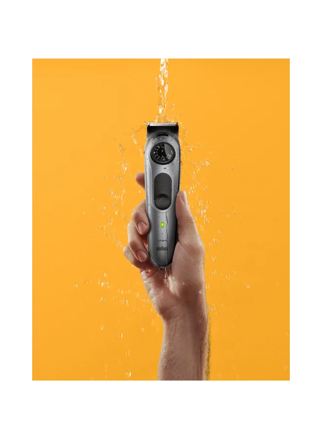 براون Beard Trimmer Series 5 5440, Trimmer For Men With Styling Tools And 100-Min Runtime Grey