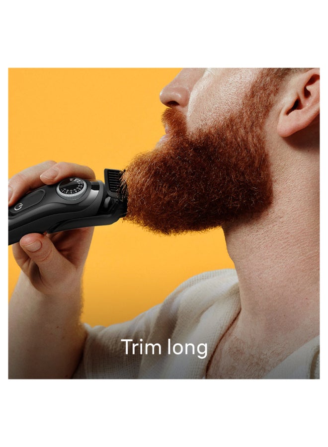BRAUN - Beard Trimmer Series 3 3410, Trimmer For Men With Styling Tools And 50-Min Runtime Black - Image 1