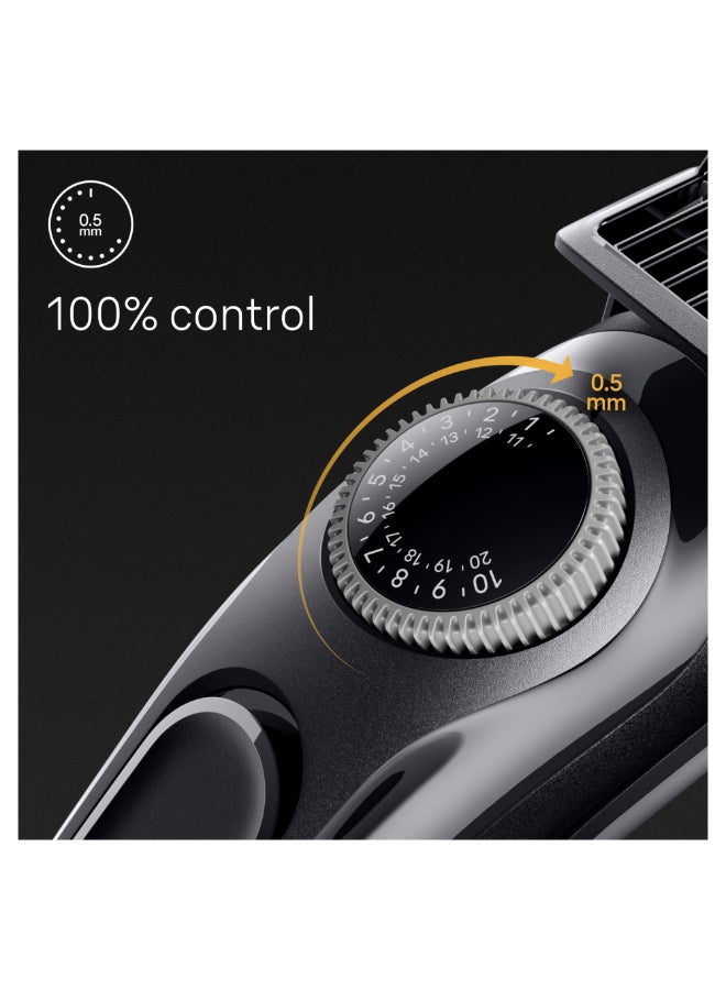 BRAUN - Beard Trimmer Series 3 3410, Trimmer For Men With Styling Tools And 50-Min Runtime Black - Image 1
