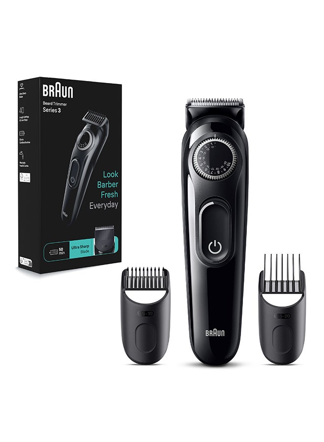 براون ماكينة تشذيب اللحية 3 مع عجلة دقيقة وشفرة حادة للغاية و3 أدوات تصفيف - BT 3410 - Image 1