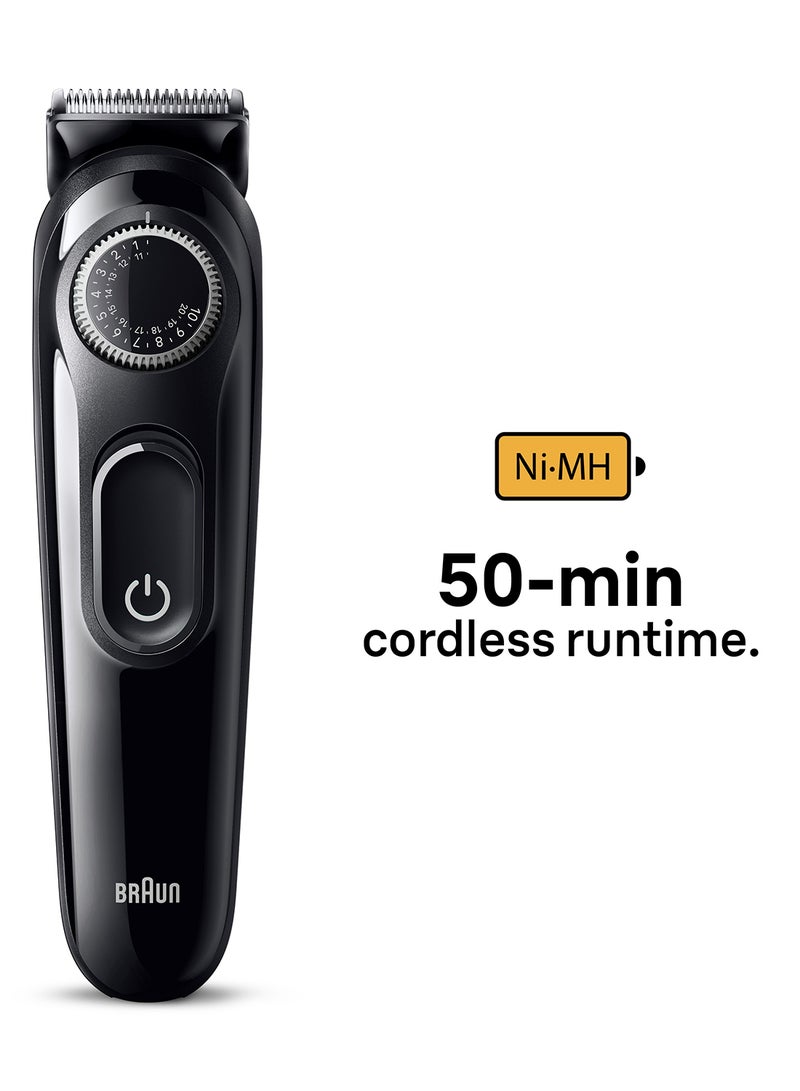 براون ماكينة تشذيب اللحية 3 مع عجلة دقيقة وشفرة حادة للغاية و3 أدوات تصفيف - BT 3410 - Image 5