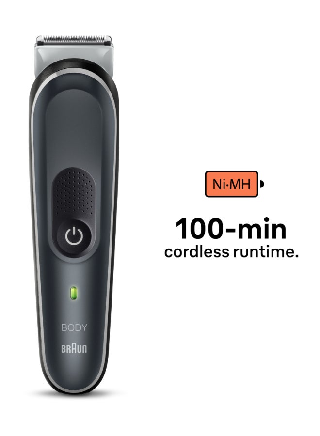 BRAUN - Body Groomer Series 5 5360, Body Groomer For Men, Gentle Full-Body Manscaping Grey - Image 1