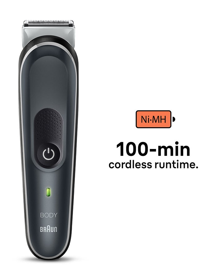 BRAUN Body Groomer Series 5 5360, Body Groomer For Men, Gentle Full-Body Manscaping Grey - Image 5