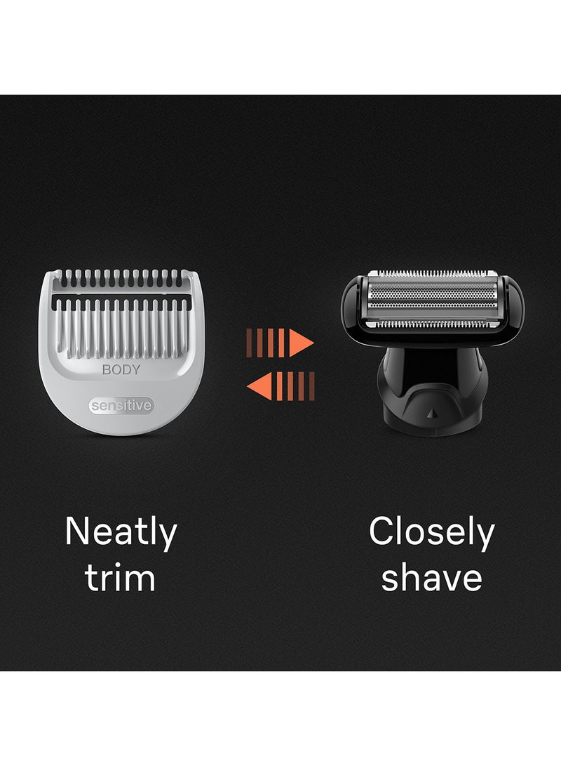 براون ماكينة العناية بالجسم 5 لكامل الجسم مع تقنية SkinShield والمشط الحساس - BG 5360 - Image 4