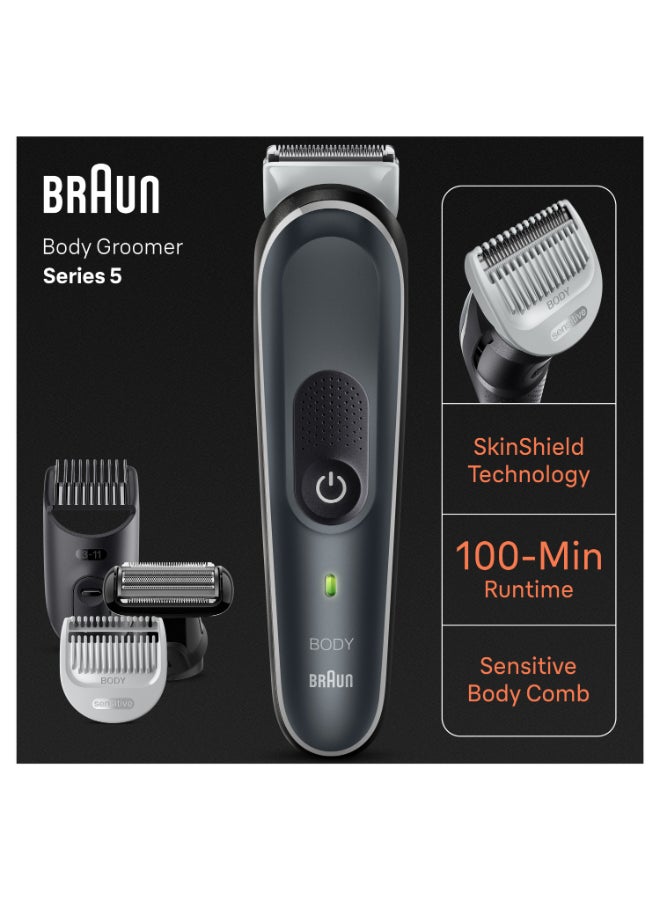 براون ماكينة العناية بالجسم 5 لكامل الجسم مع تقنية SkinShield والمشط الحساس - BG 5360 - Image 3