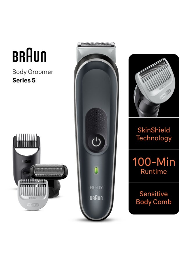 براون ماكينة العناية بالجسم 5 لكامل الجسم مع تقنية SkinShield والمشط الحساس - BG 5360 - Image 4
