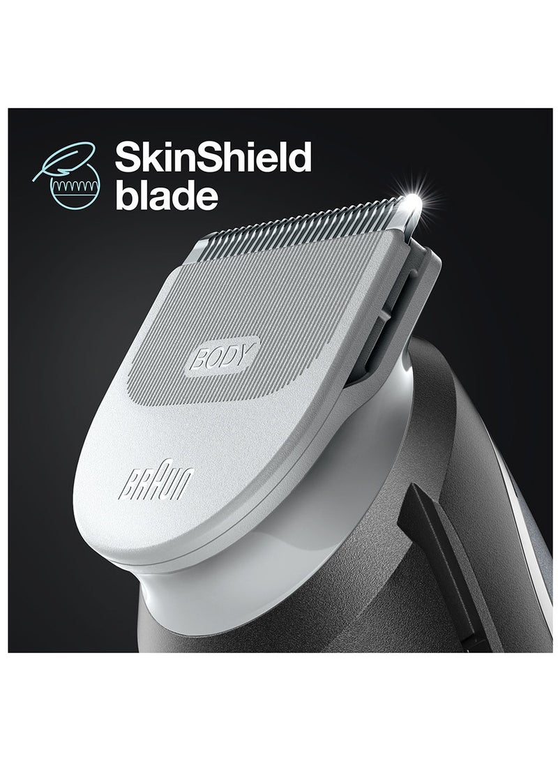 BRAUN Body Groomer 3 Full Body With SkinShield Technology And Sensitive Comb - BG 3340 Grey - Image 5