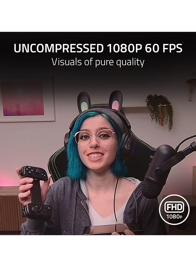 RAZER Kiyo Pro - Usb Streaming Camera With High-Performance Light Sensor And Stand (Webcam, Full Hd Video 1080P, 60 Fps, Hdr, Wide-Angle Lens, Open Broadcaster Software, XSplit) - Image 3