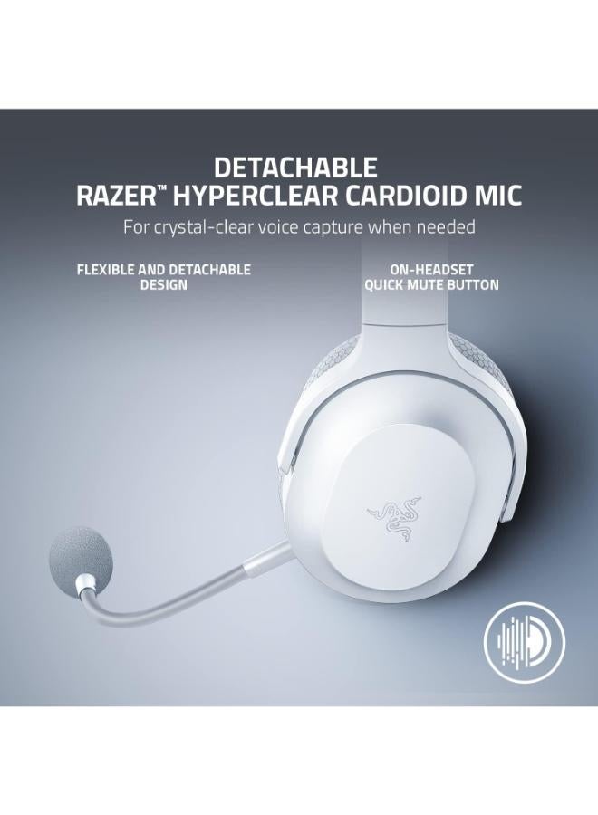 RAZER Barracuda X - Wireless Multi-Platform Gaming And Mobile Headset (Smartswitch Dual Wireless, 250G Ergonomic Design, Triforce 40Mm, Cardioid Mic, On-Headset Controls, 50H Battery Usb-C) Mercury - Image 5