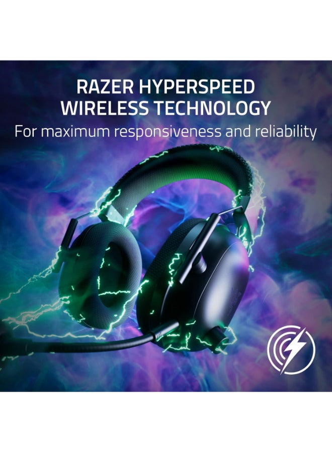 Razer BlackShark V2 Pro Wireless Gaming Headset 2023 Edition: 50MM Titanium Drivers - HyperClear Super Wideband Mic - Noise-isolating Earcups - 70 Hour Battery Life - White - Image 5