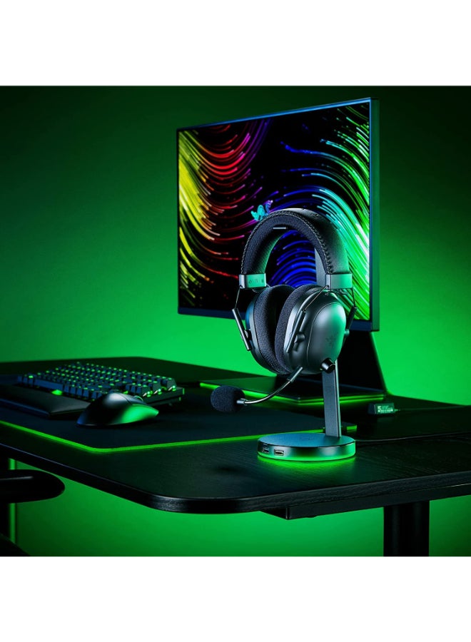 Razer BlackShark V2 Pro Wireless Gaming Headset 2023 Edition: 50MM Titanium Drivers - HyperClear Super Wideband Mic - Noise-isolating Earcups - 70 Hour Battery Life - White - Image 2
