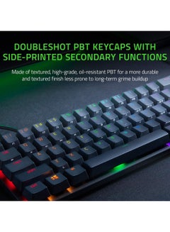 RAZER Huntsman Mini - 60% Optical Gaming Keyboard (Clicky Purple Switch)  - Image 3