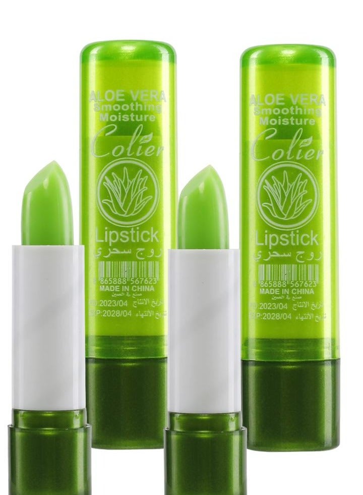 COLIER Smoothing Moisture Lipstick 3Pcs Aloe Vera  - Image 2