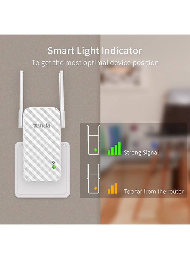 Tenda A9 Wireless Wifi Repeater 300 MBps, Access Point and Universal Range Extender Strong Wifi Signal, Plug And Play, Compatible with All Wi-Fi Modem Routers White  - Image 2