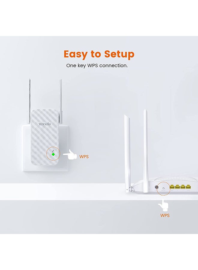 Tenda A9 Wireless Wifi Repeater 300 MBps, Access Point and Universal Range Extender Strong Wifi Signal, Plug And Play, Compatible with All Wi-Fi Modem Routers White  - Image 5