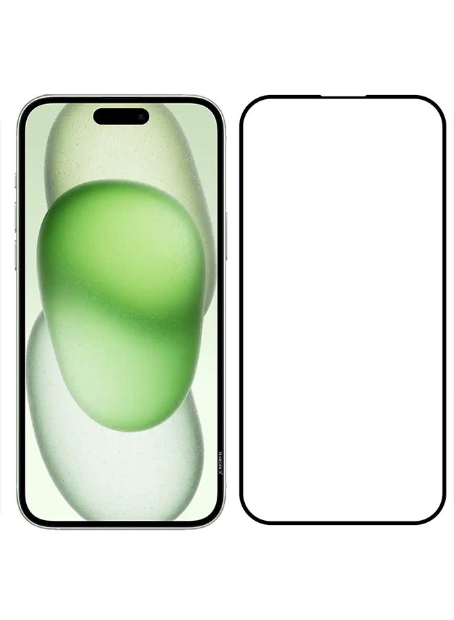 MARGOUN iPhone 15 Screen Protector Scratch And Shatter Resistant Anti Bubble HD Glass Clear  - Image 2