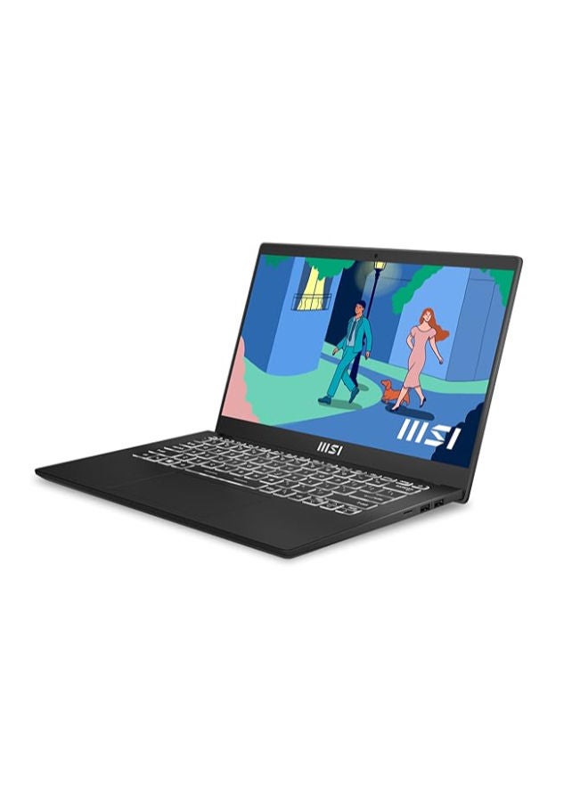 MSI - Modern Laptop With 14-inch Full HD (1920x1080) Display, Intel Core i5-1235U Processor/8GB RAM DDR4/512GB SSD/Windows 11 Home/Intel Iris Xe Graphics/ English/Arabic Black - Image 1
