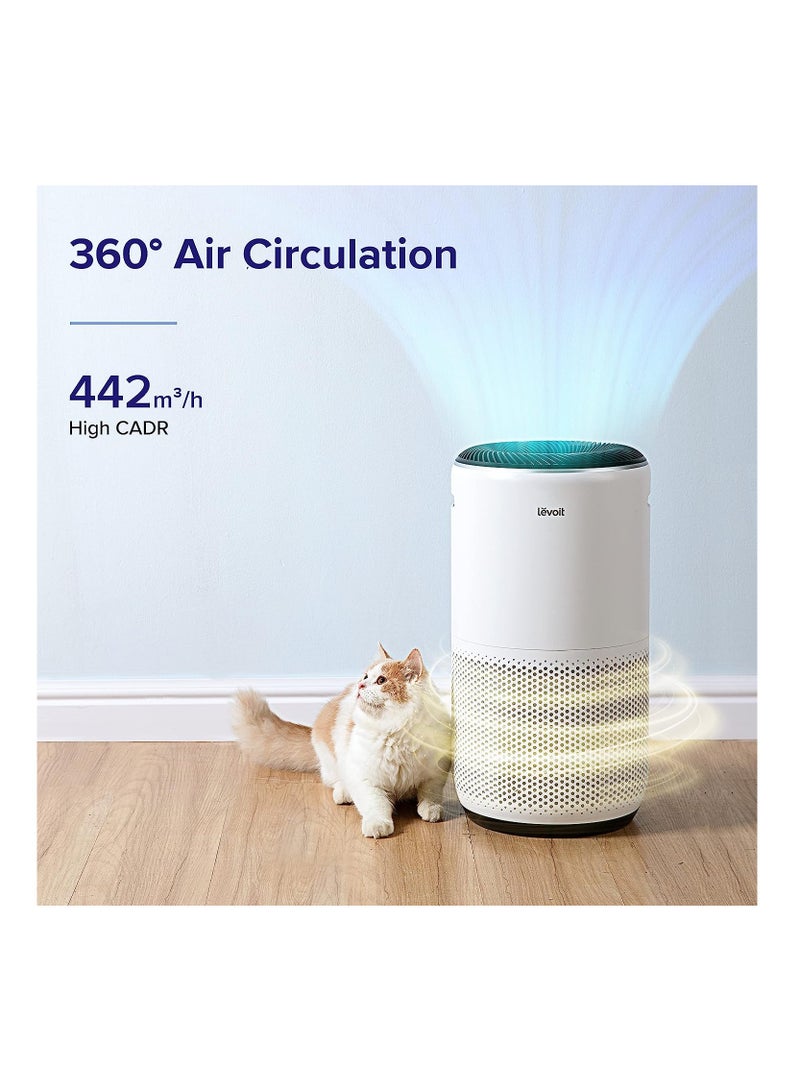 ليفويت - Core 400S Smart WiFi Air Purifier Effective Range 83 m² PM2.5 Laser Dust Sensor Air Quality Core 400S White - Image 1