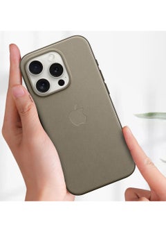 MARGOUN iPhone 15 Pro Max Fine Woven Case With MagSafe Durable And Heavy Protection Brown  - Image 4