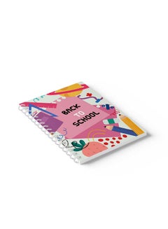 LOWHA Spiral Notebook Back To School Cover1 Pink/Black/Red/Green  - Image 5