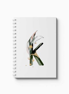 LOWHA Spiral Notebook K Letter White/Black/Green  - Image 2