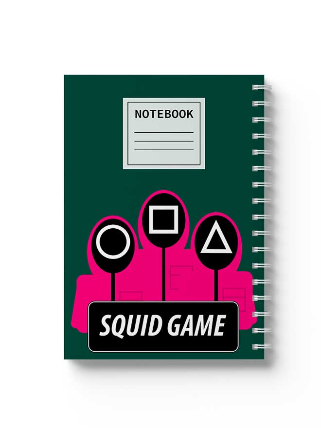 LOWHA - Spiral Notebook Squide Game Minions Nb Green/Pink/Black/White - Image 1